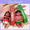 Chaveiro Criativo 2024 Moana Divertido Desenho Animado Silicone Porta-Chaves Presente Único Para Amigos