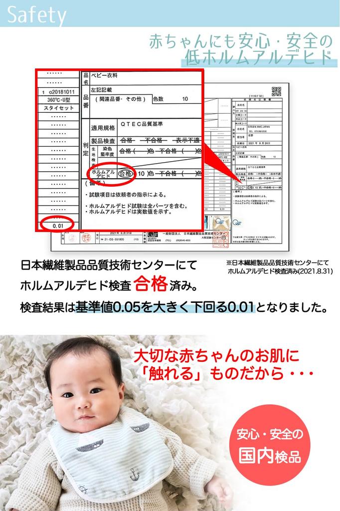 BMC Conjunto de Babadores de Algodão Macio. Babadores 10 Peças 100%, Gaze de 6 Camadas, Formato U (Azul)