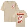 Negroni Cocktail Drink Funny Meme Graphic Tee Shirt Men Womens Harajuku Cartoon Aesthetic Tshirt Oversized 100 Cotton T Shirt