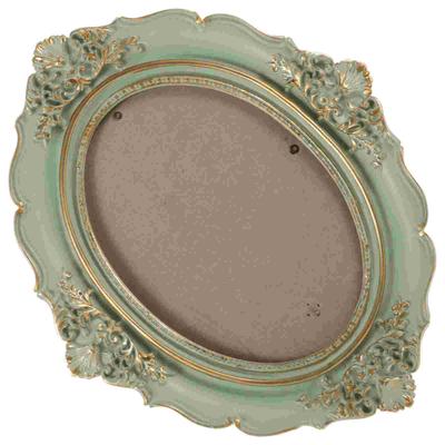 Vintage Picture Frame European Style Photo Frames Wall Mounted Resin Antique Photo Frame for Home Office Desk Photo Props 