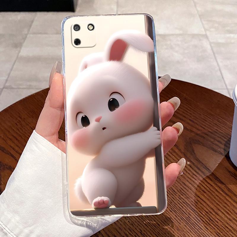 Jelly Casing For Huawei Y5P 2020 / Honor 9s Fundas Capa Clear Silicone Soft TPU Back Cover Cute Cat Rabbit Heart Protective Case