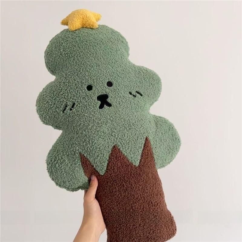 Decorative Plant Plush Pillow For Living Room Couch Bed And Office Support