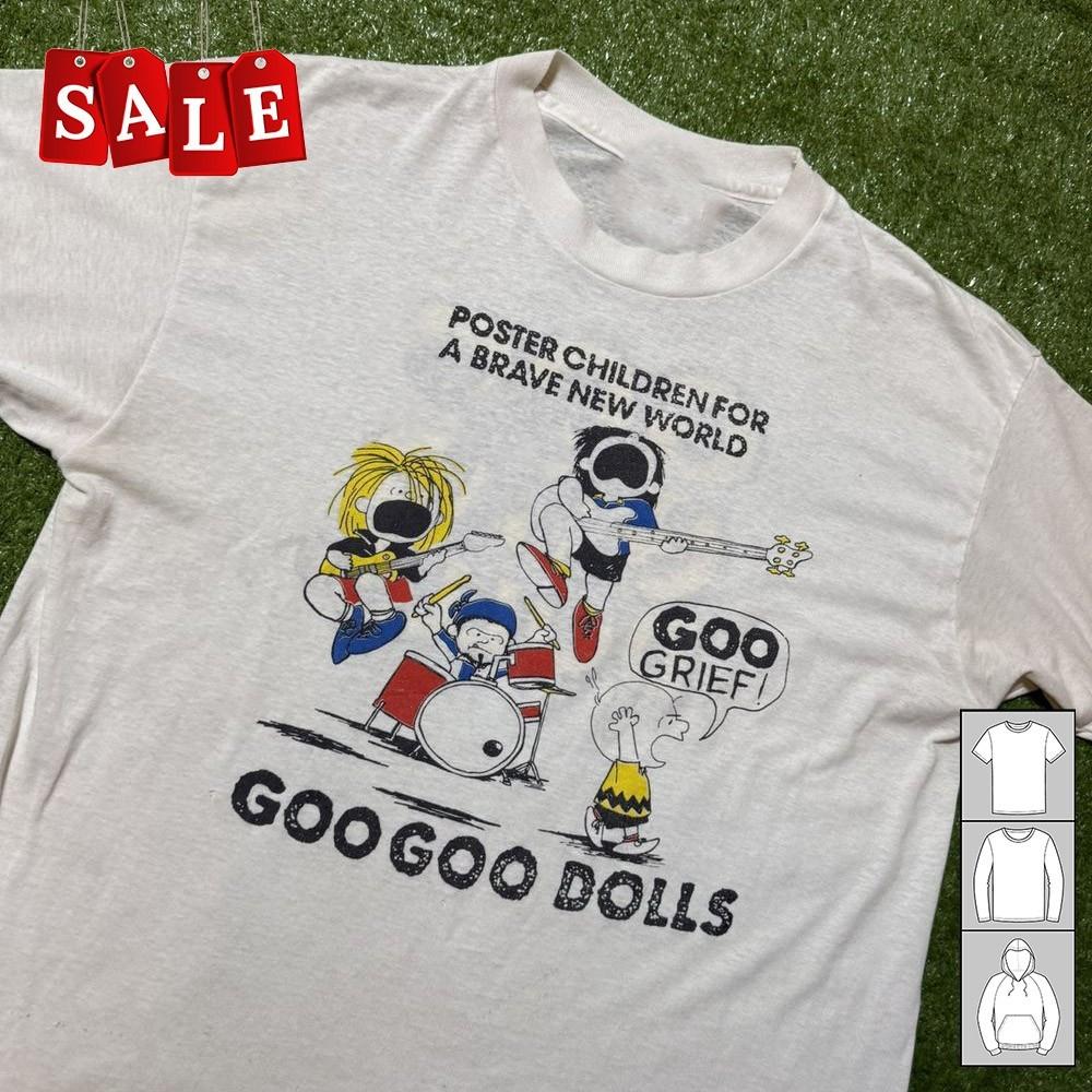 

New Vintage 90’s Goo Goo Dolls Gift For Fans Unisex S5XL Shirt BI241 Unisex T-Shirt S