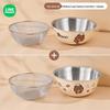 Stainless Steel Mixing Bowl & Drainer Set