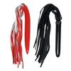 Faux Leather Spanking Fetish Whip Toys for Sensation Flogger Sex Play Ergonomic Non-Slip Handle BDSM Whip