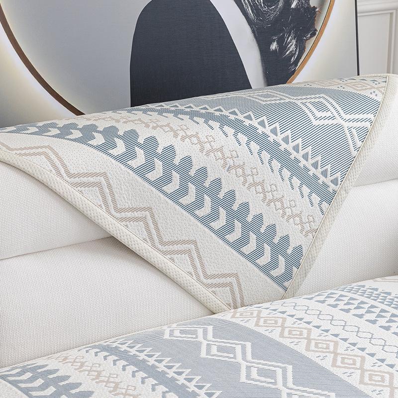 Cool Doudou Special-Shaped Sofa Cushion New Summer Cool Silk Sofa Mat Seat Cushion Non-Slip Sofa Cover Towel