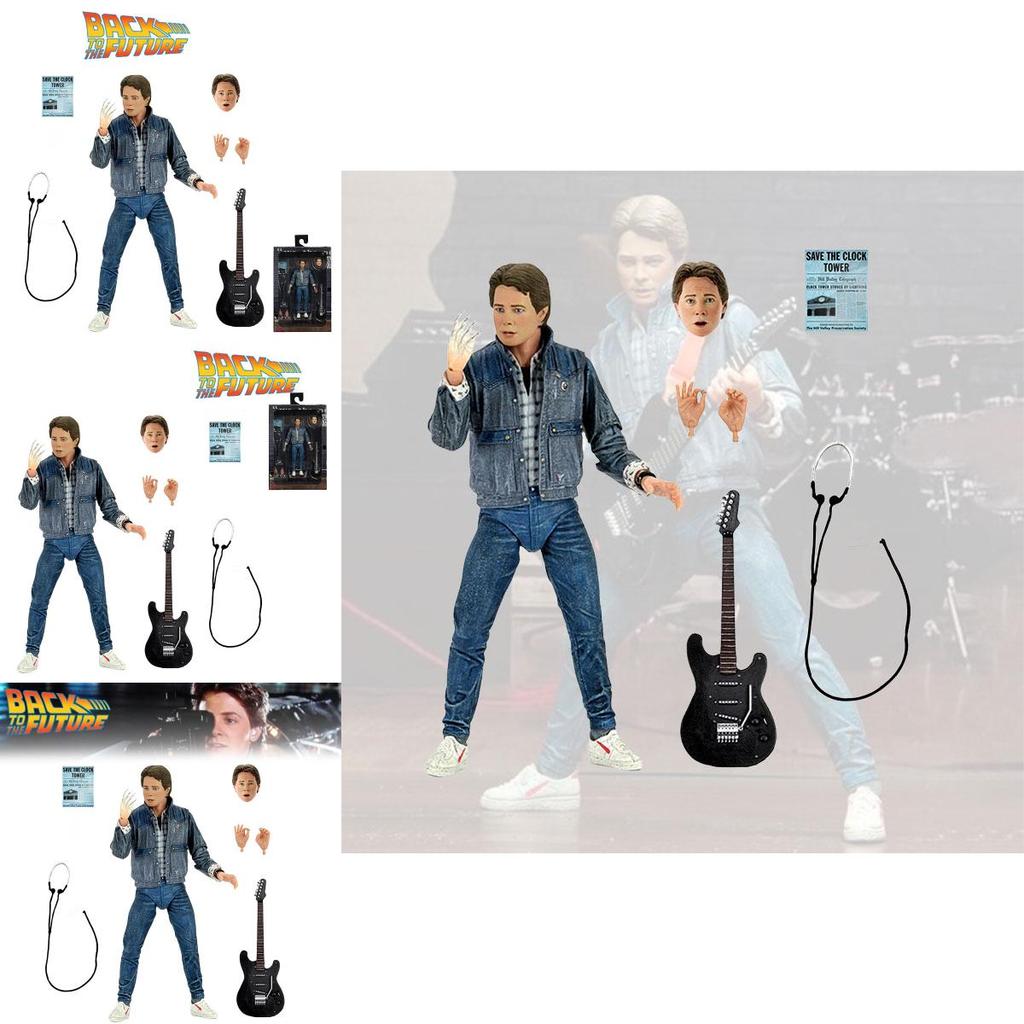 Neca 2 7 Înapoi în Viitor Marty Mcfly Figurină PVC Înălțime 18cm