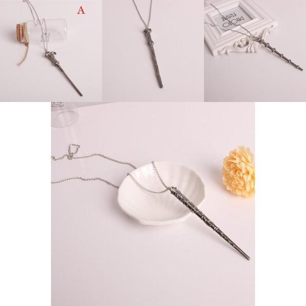 Magic Wand Pendant Necklace For Men And Women Stunning Alloy Fashion Jewelry