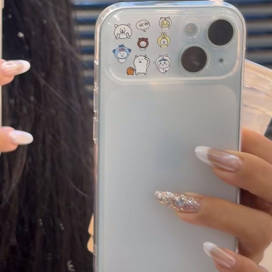 Transparent Soft Phone Case for Apple iPhone 13/14/15/16/17 Pro Max and 11/12 Pro, XR/XS