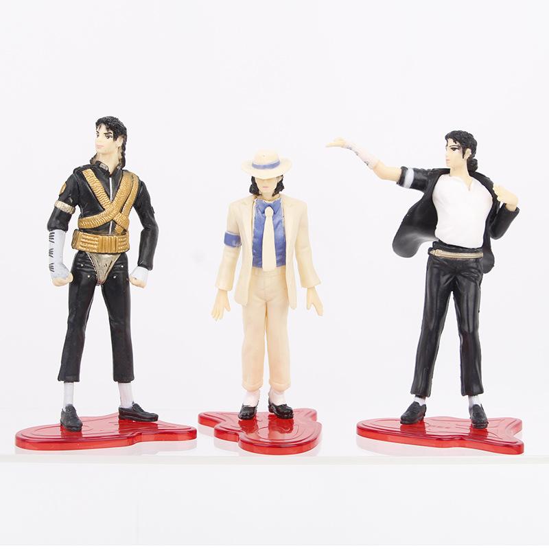 5 uds./juego Modelo de Juguetes Figura de Acción de PVC de Michael Jackson 11 cm