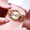 Fashion Ladies Quartz Watch With Alloy Bracelet And Rhinestone Decor For Casual Wear