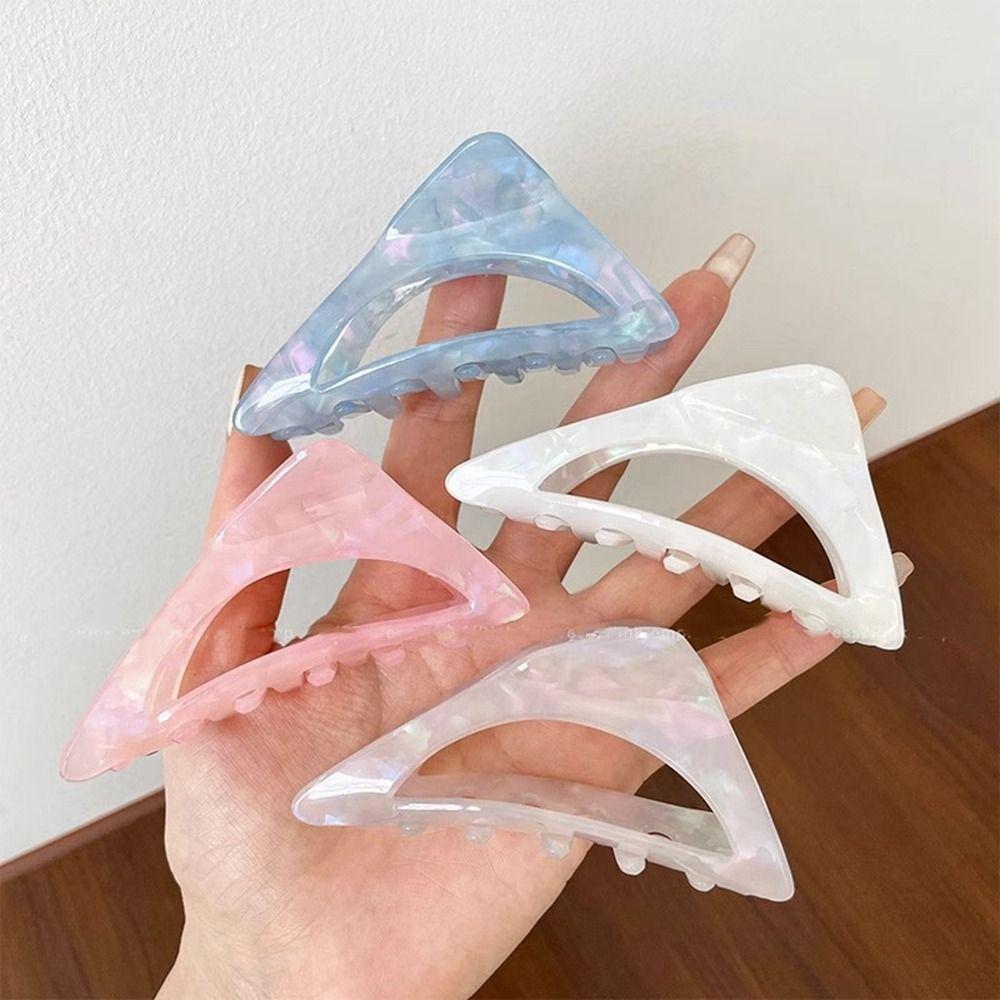 

Acetate Hair Clip Triangle Claw Clips Personality Large Claw Clips for Female