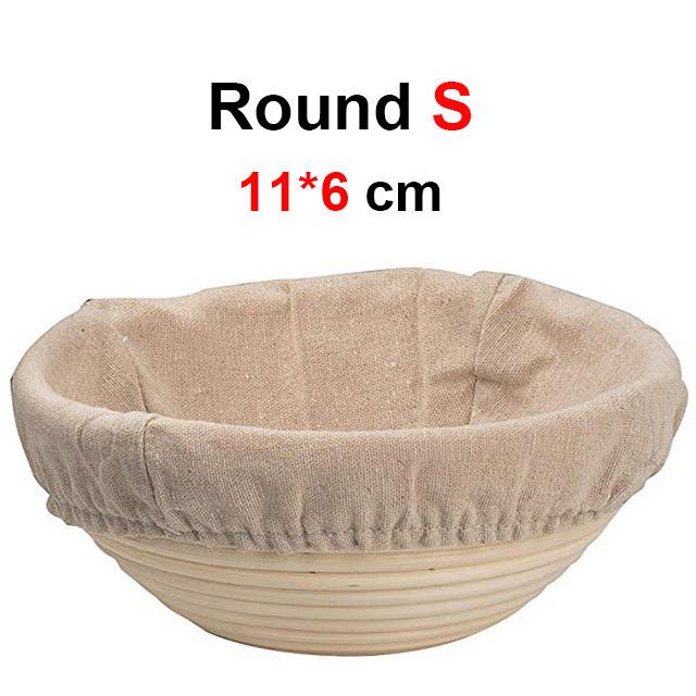 Round /Oval Bread Fermentation Natural  Rattan Basket Country Bread Baguette Dough Mass Proofing Tasting Proving Baskets BakerySupplies