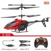 Remote Control Helicopter Toy 2.5 Channel Automatic Obstacle Induction LED Cordless Rechargeable Lightweight Kids Boys Mini RC Airplane Model Aircraft