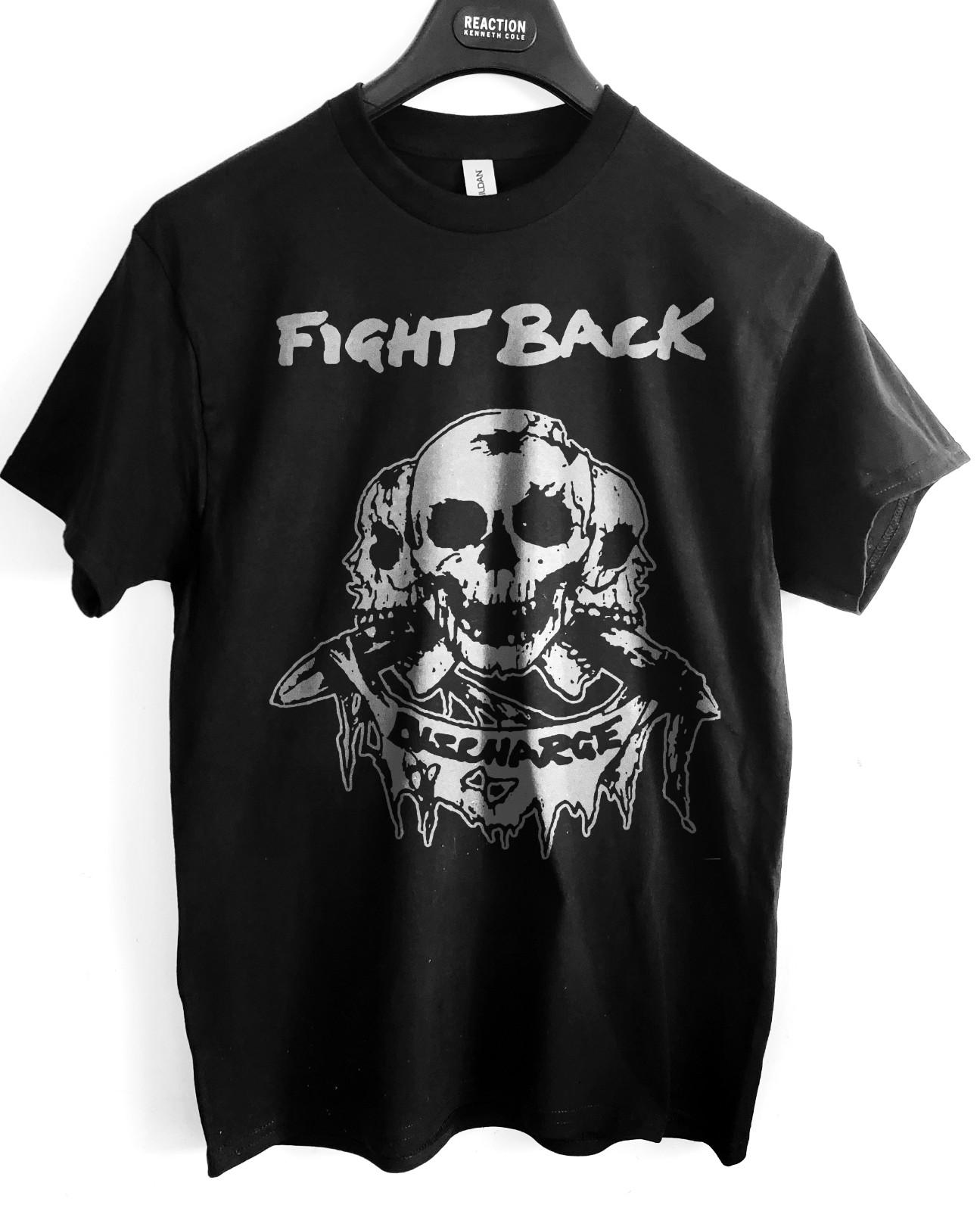 Discharge band t shirt UK punk hardcore L