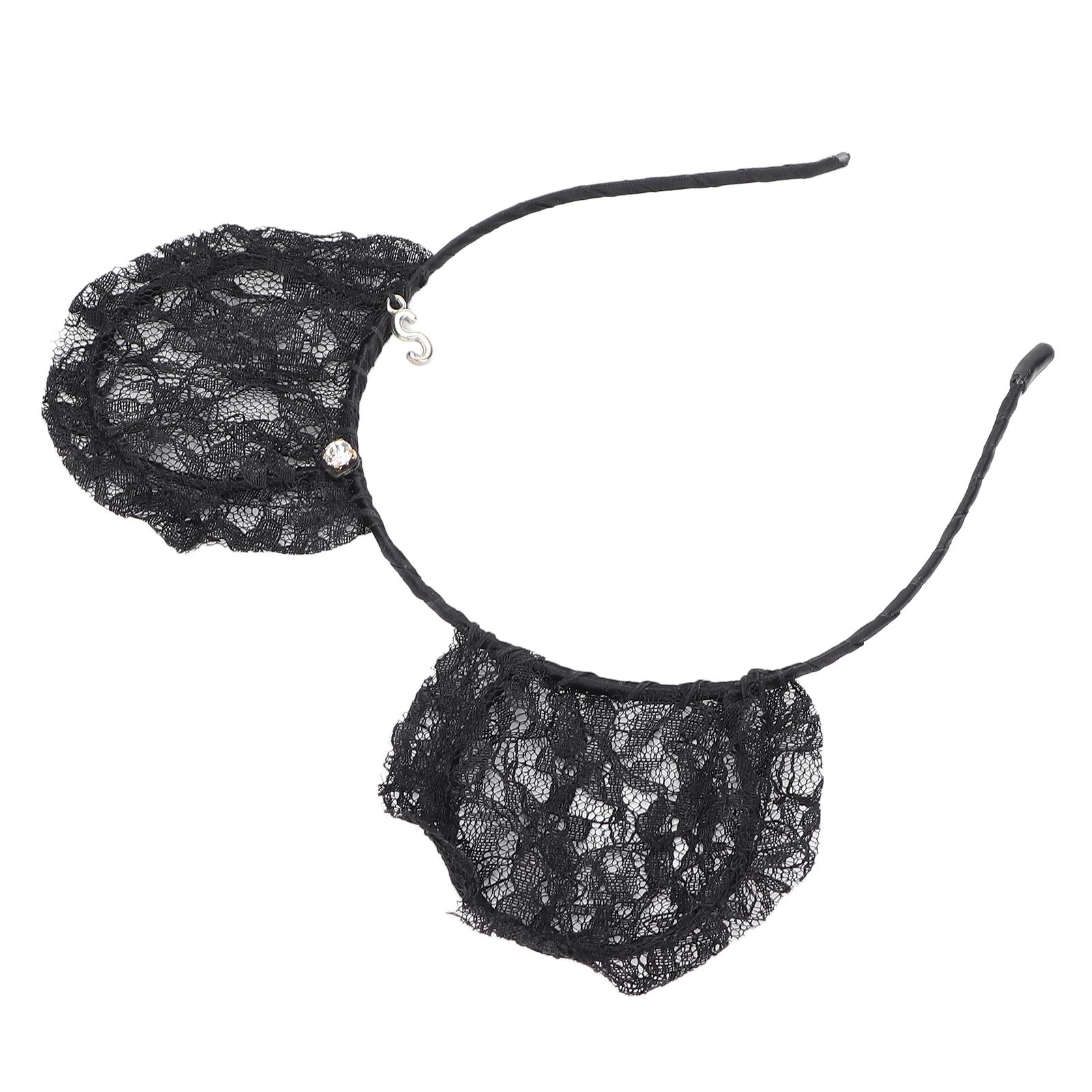 Round Ears Headband Girls Cat Ear Hair Band Costume Accessories for Easter Halloween Cosplay Party