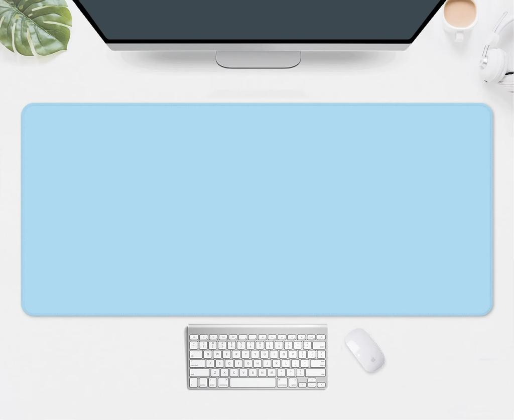 White Large Mouse Pad Carpet Simple Mat Laptop Pc Gaming Office Cushion Deskmat Xxl Big Computer Table Keyboard Mausepad Carpet