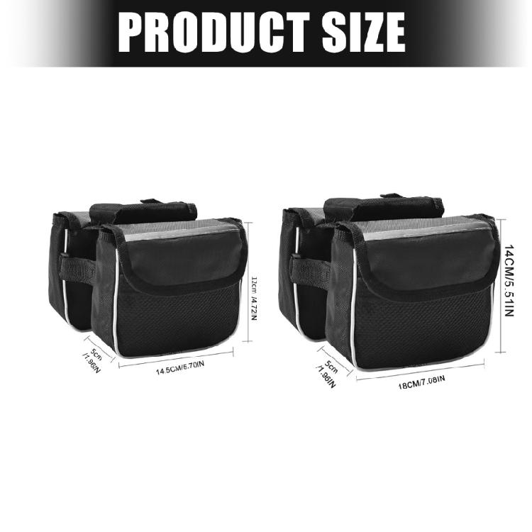 Bicycles Crossbars Organizers Waterproof Bicycles Stem Bag Front Tube Bags Biking Frame Pouches Cycling Top Tube Pack