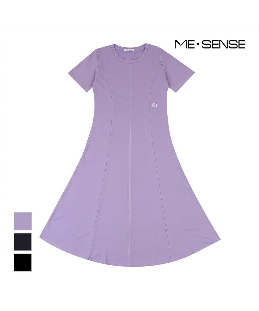 MESENSE Casual Short Sleeve Long Dress_Mb34Opm201Z