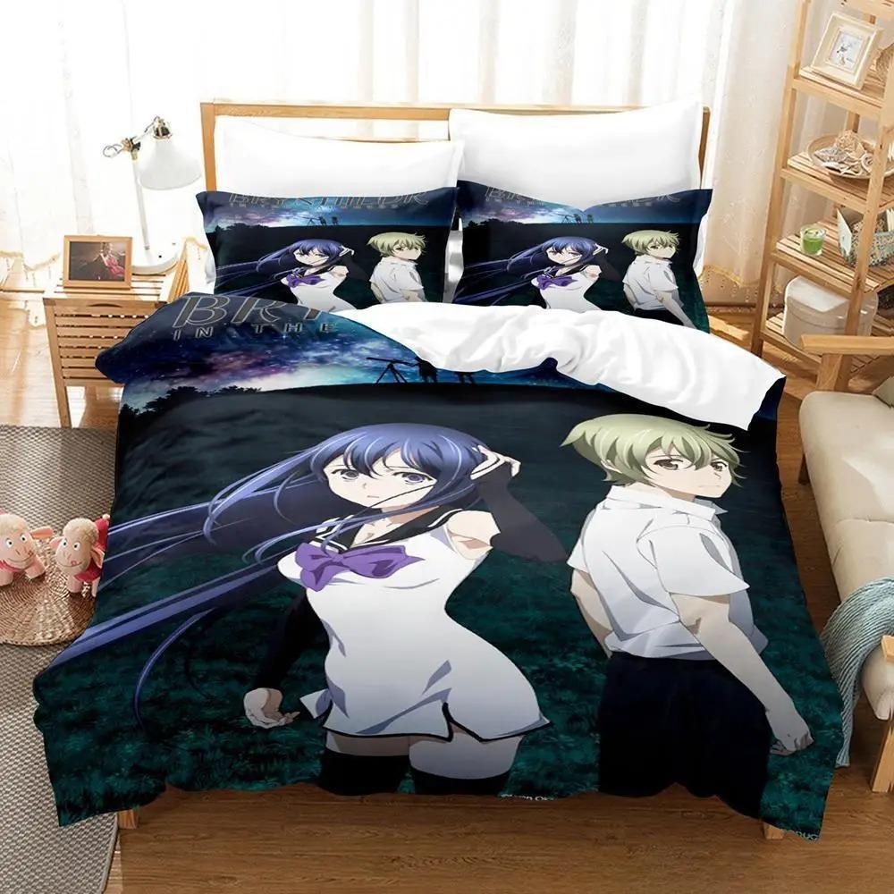 3d Print Anime Brynhildr In The Darkness Bedding Set Single Twin Full Queen King Size Bed Set Adult Kid Bedroom Duvet Cover Sets