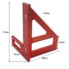1/2PC Carpenter Square Miter Triangle Ruler Multi Angle 45/90 Degree Layout Measuring Ruler Woodworking Square Protractor Tool