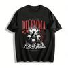 Rich Dilemma Privilege Struggle Graphic Tee Cash Wealth Theme Shirt Pure Cotton T-shirt