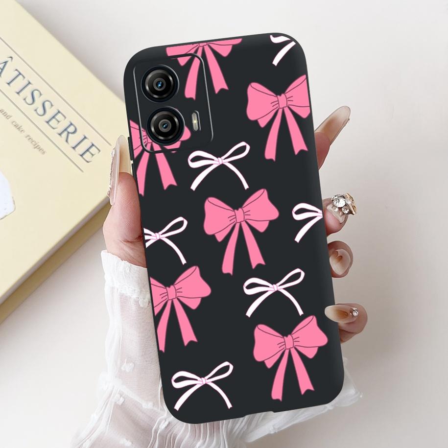 Shockproof Case For Motorola Moto G53 G73 5G Cover Cute Cactus Rabbit Cartoon Soft Silicone Matte Funda For MotoG53 MotoG73 Capa