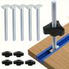 5Pcs/8Pcs T Track Bolts Knob Kit Track Sliding Nut T-Slider T Slot T Bolt for Woodworking Jigs Fixtures Tools Kit Accessories DIY