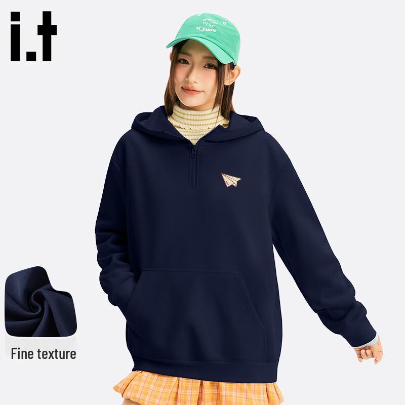 Fingercroxx IT Unisex Japanese Casual Half-Zip Hoodie