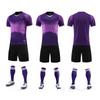 Mens Custom Printed Soccer Jersey Set Short Sleeve Football Uniform Training Match Sportswear