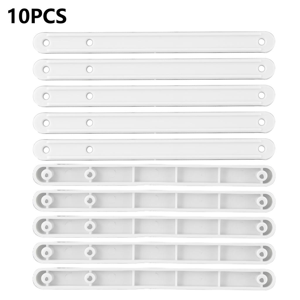 10pcs Draw Rail Plastic Drawer Slides 180/235/298mm Draw Runners Replacement Wardrobe Guide Rail Furniture Hardware