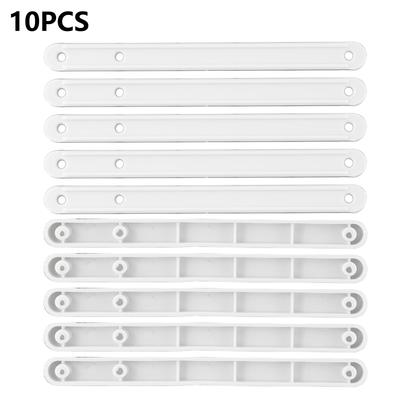10pcs Draw Rail Plastic Drawer Slides 180/235/298mm Draw Runners Replacement Wardrobe Guide Rail Furniture Hardware