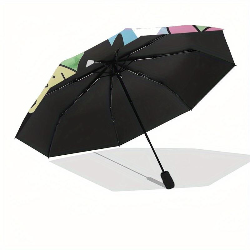 1pc Hello Kitty Rainbow Friends Umbrella with Plastic Handle,Suitable for All Seasons Home Travel Outdoor UmbrellaSanlio086