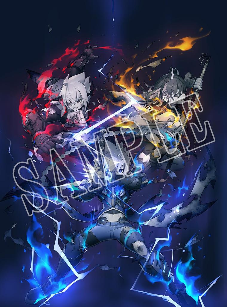 Azure Striker Gunvolt Triangle Edition 10th Anniversary Complete Box PS5 Includes the Setting Material Collection Striker Gunvolt Series Official