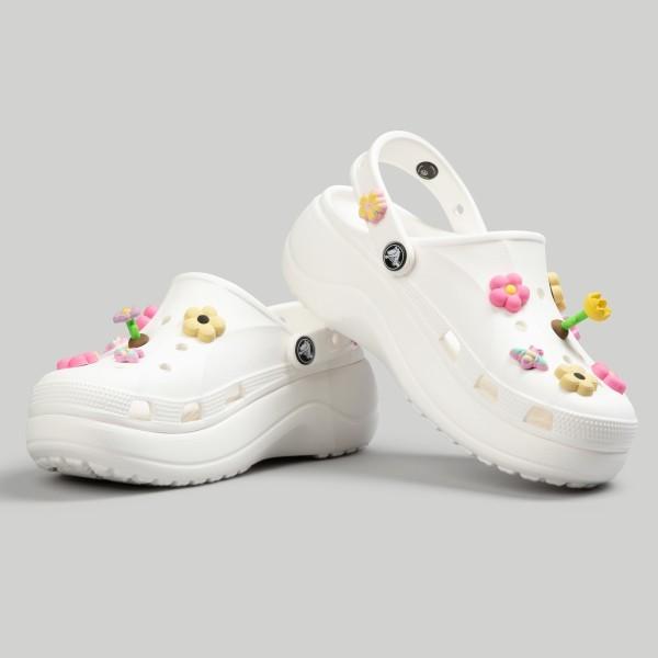 Crocs Vaya Platform Clogs White 208186 100