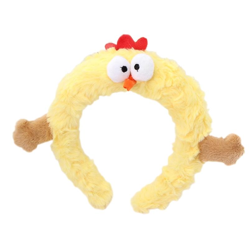 

Whimsy Chicken Doll Headband Funny Headwear Hairbands Headwear Eye-catching Hairbands Birthday Party