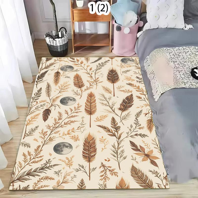 Fall Maple Leaf Entrance Doormat Decor Carpet for Living Room Autumn Harvest Bathroom Non-slip Floormat Thanksgiving Decorations