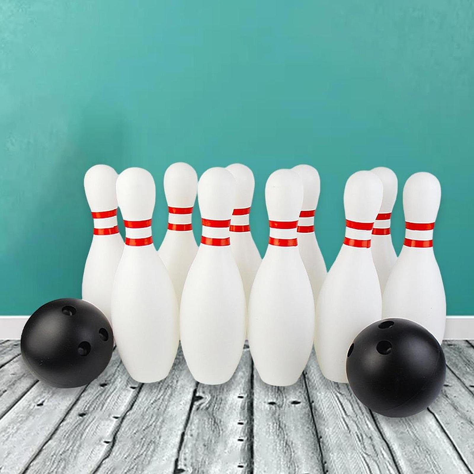 

Дитячий набір для боулінгу з 10 кеглями та 2 кулями для сімейних розваг 25cm