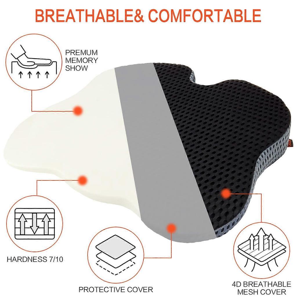 Wedge cushion car seat seat wedge cushion for car, car seat cushion wedge cushion, ergonomic memory foam cushion for car, office chair