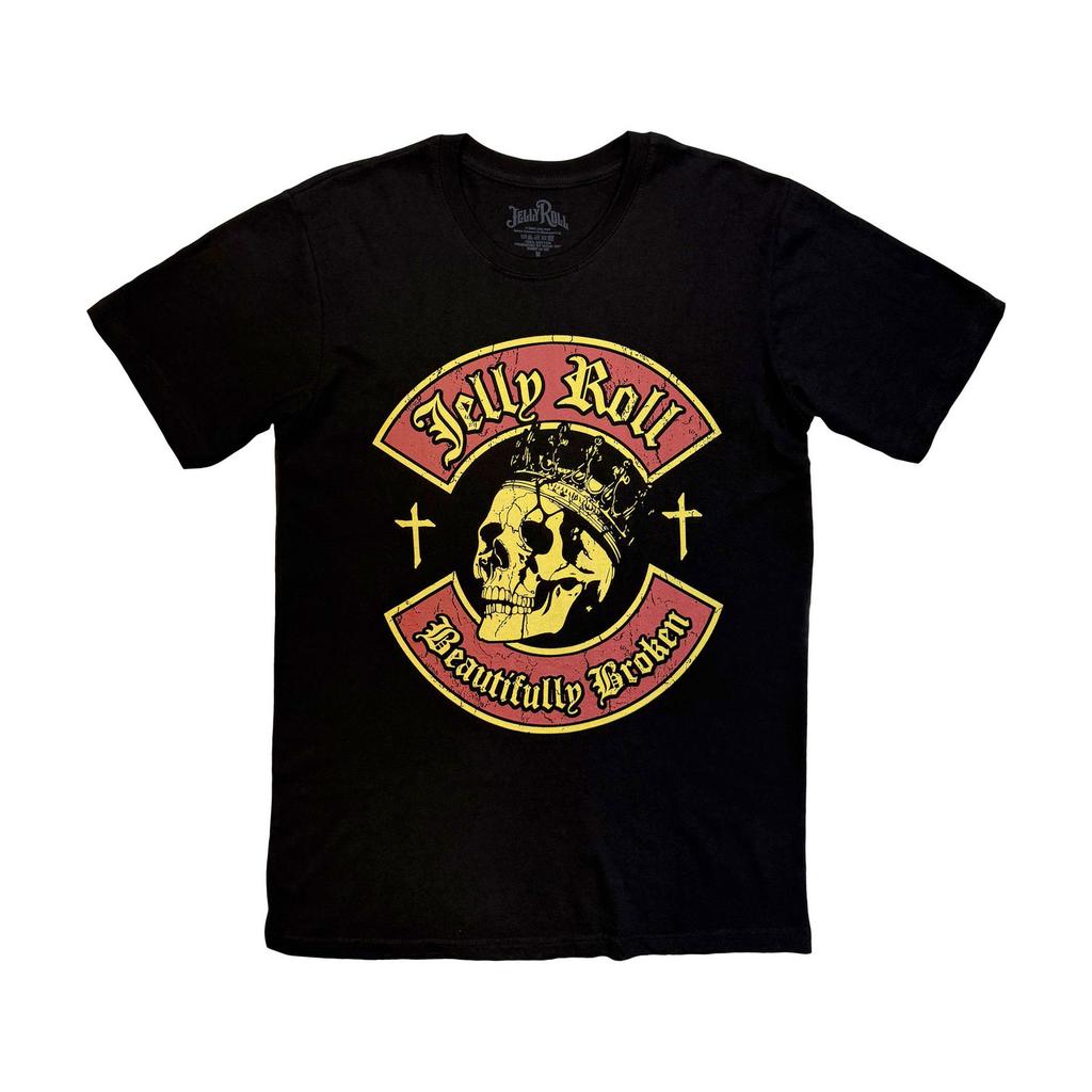 Jelly Roll Unisex Adult Beautifully Broken T-Shirt