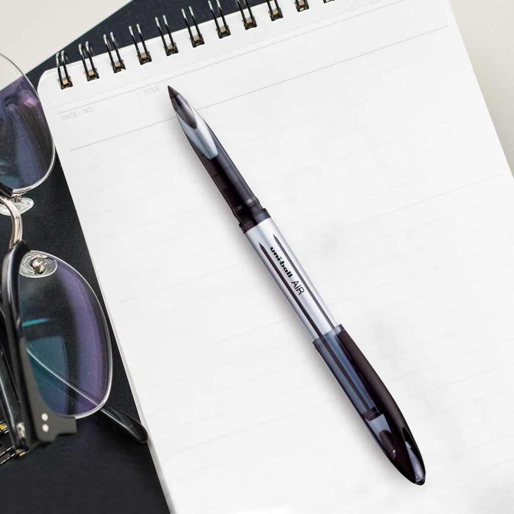 uni-ball Air UBA188L 0.7mm Roller Ball Pen Blue Ink Pack of 3 for Office, School & Home Writing