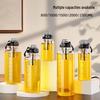 Xihe 800ML Large Capacity Glass Water Bottle with Straw
