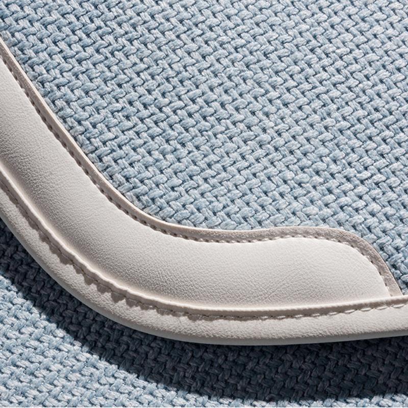 Car Seat Cushion Four Season Universal Cushion Ventilation Cooling Pad Cotton Linen Half Wrapped Seat Cover Automotive Interior