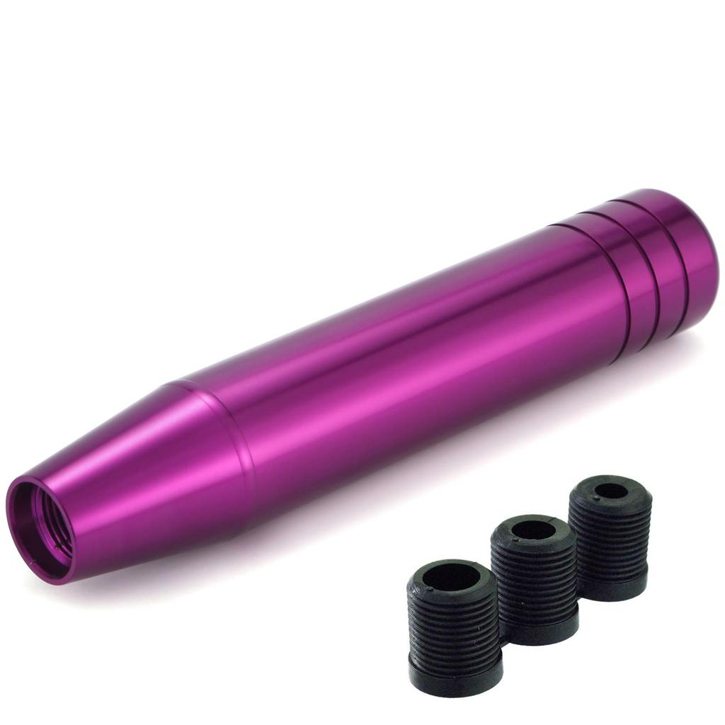 Lunsom 180mm Aluminum Shift Car Shift Lever Knob Extension for Automatic and Manual Cars Knob, (Purple)