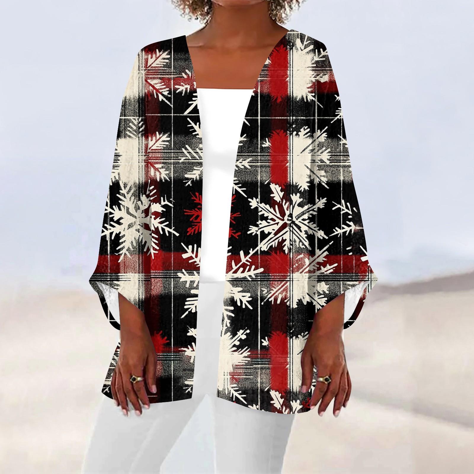 Женская повседневная модная легкая куртка средней длины с принтом — фото 7