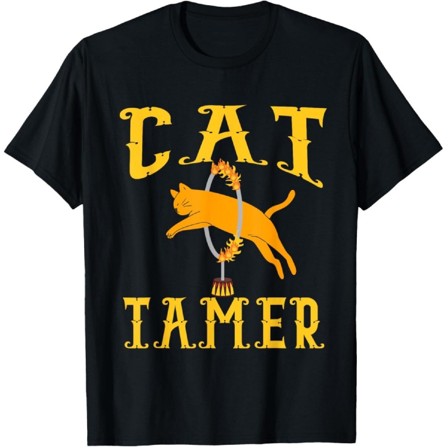 Circus Funny Cat Tamer - Cat Tamer Costume T-Shirt for Men Women XXXXXL чёрный