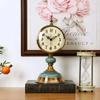 American Style Creative Retro Desktop Clock European Style Silent Clock Study Desk Decoration Home Decor Exquisite Gift