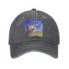 Sometimes When I Close My Eyes I Cant See Washed Baseball Cap  Sun Trucker Hat Spring Women Unisex Running Hippie Baseball Caps