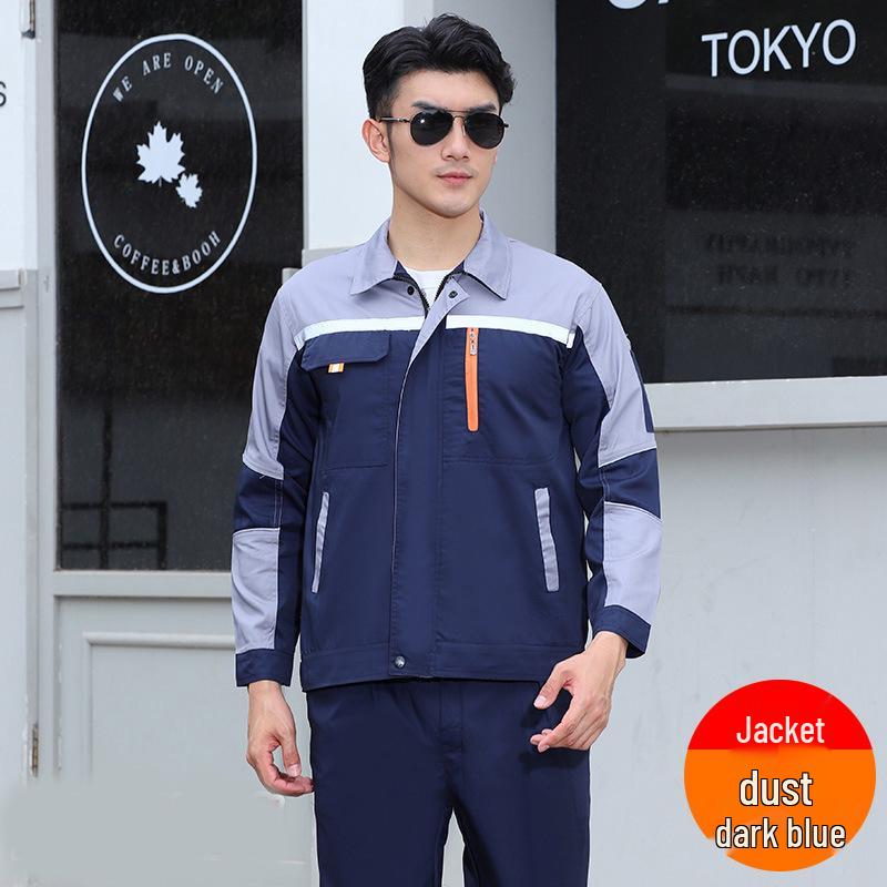 Men s Long Sleeve Engineering & Construction Workwear Set - Auto Repair & Labor Protection Uniform XXXXL