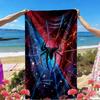 SpiderMan Print Beach Towel, Versatile Lightweight Absorbent Beach Towel for Pool Surf Yoga Bathroom, Perfect Birthday Holiday Gift